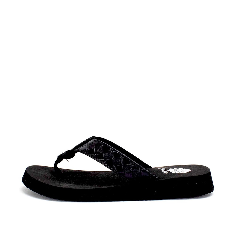 YELLOW BOX KIDS FLIP FLOPS Klaire2 COLOR BLACK NEW IN BOX
